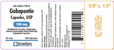 gabapentin 100mg 100s